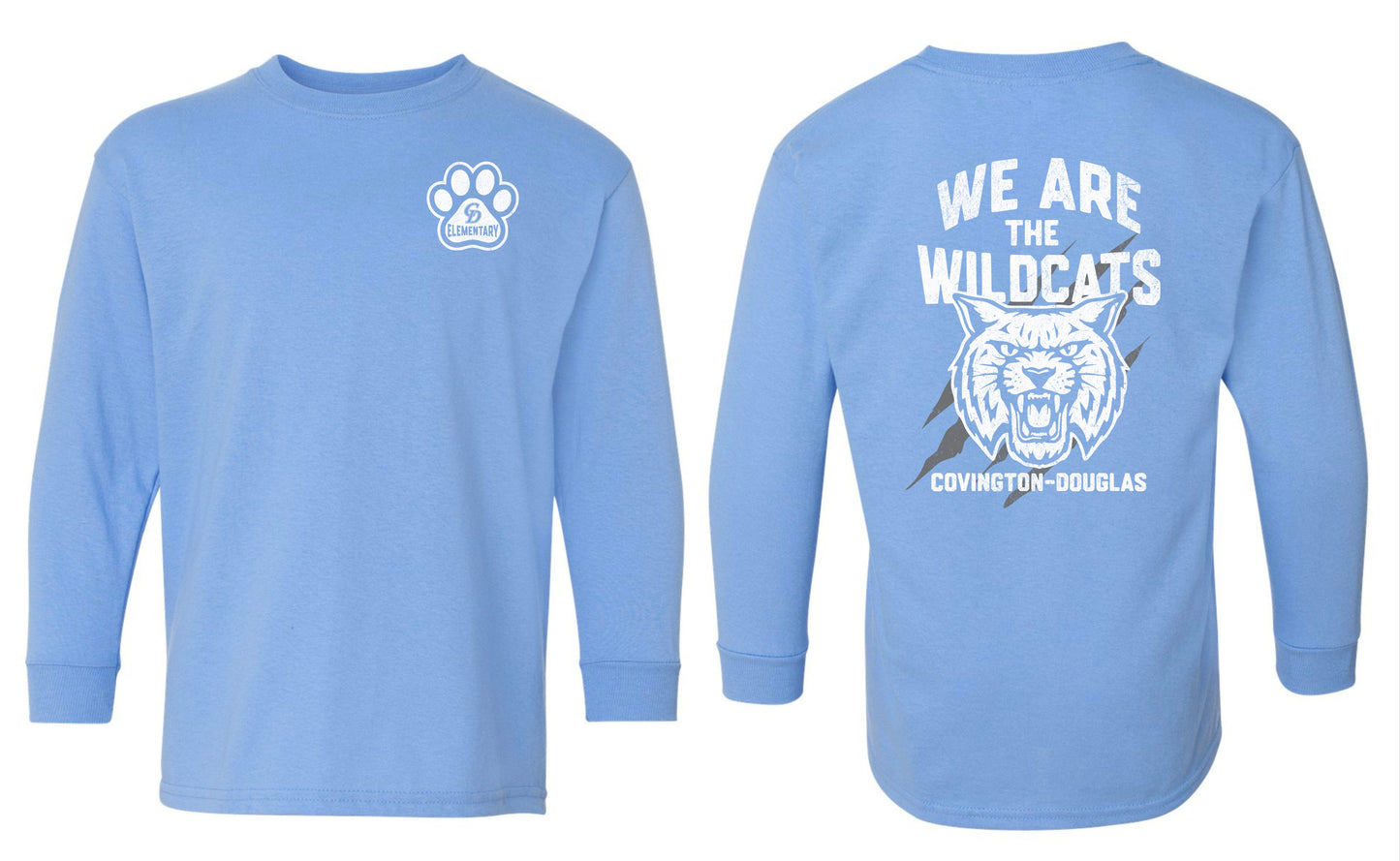 C-D Elementary “We Are The Wildcats” Long Sleeve T-Shirt - Adult-Youth