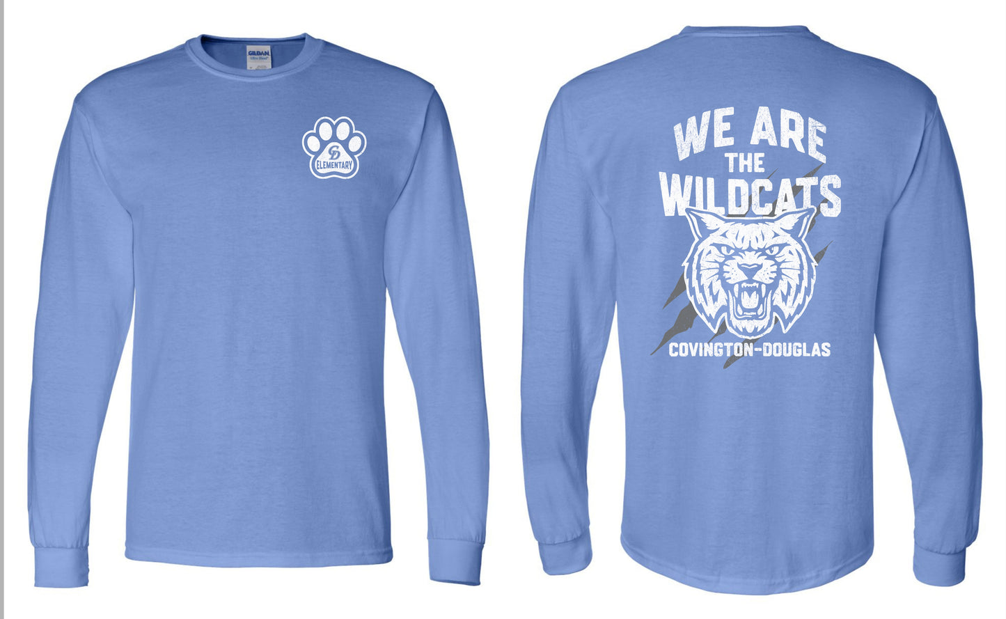 C-D Elementary “We Are The Wildcats” Long Sleeve T-Shirt - Adult-Youth