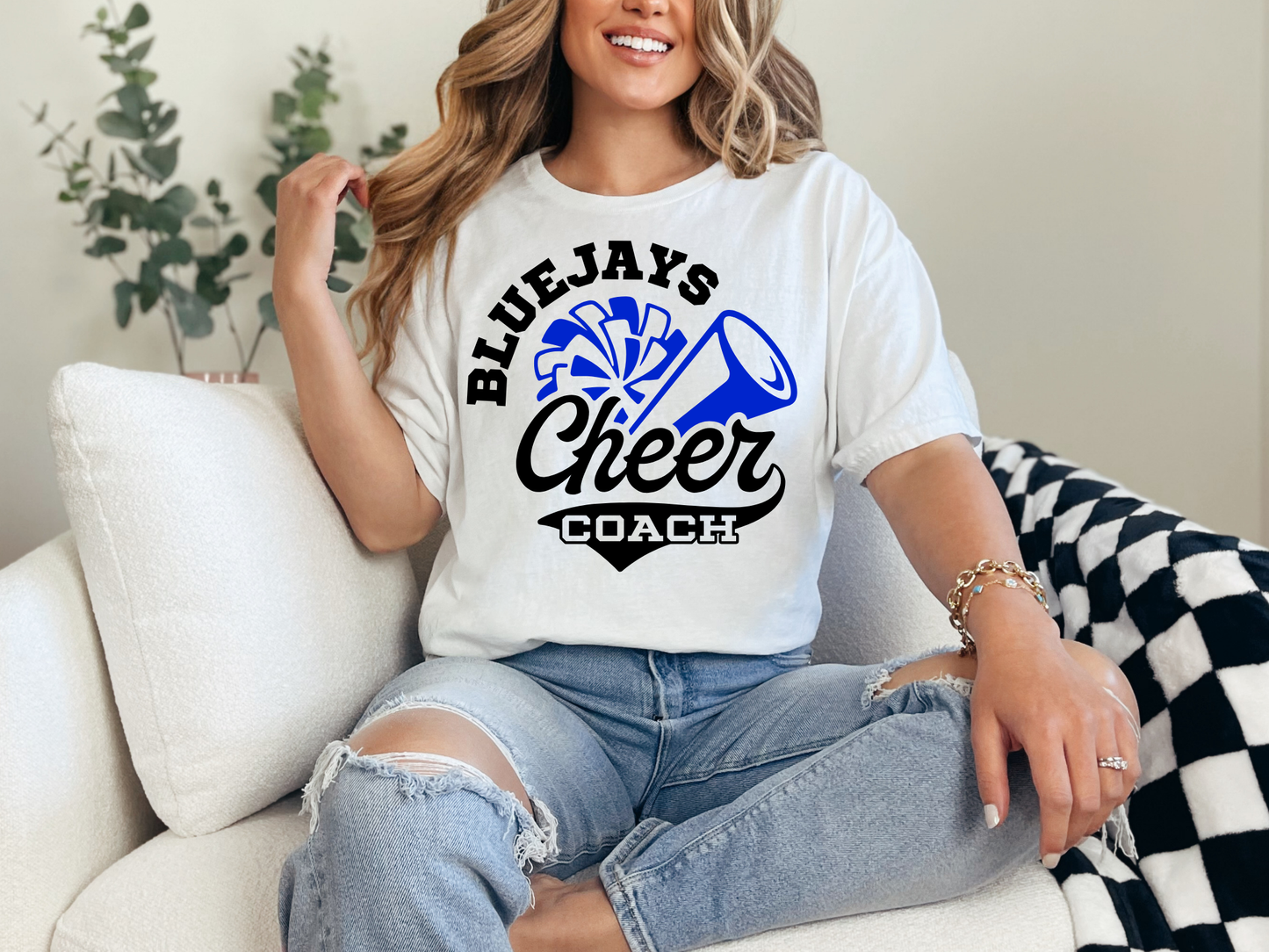 Bluejay Cheer Coach T-Shirt