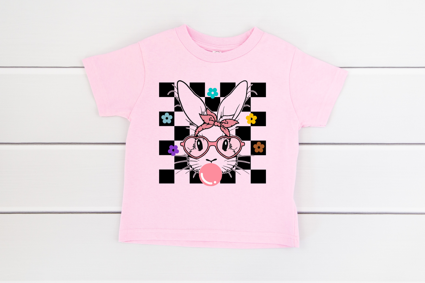 Pink Bubblegum Bunny Mommy & Me Easter T-shirt