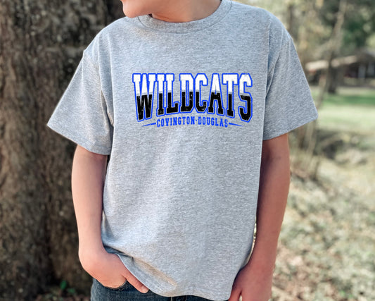 C-D Jr. Class Fundraiser Color Block Wildcats Tee Adult-Toddler