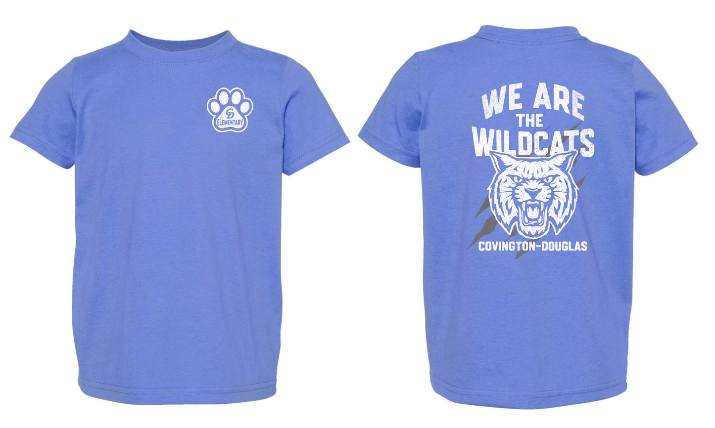 C-D Elementary “We Are The Wildcats” T-Shirt-Adult-Youth-Toddler.