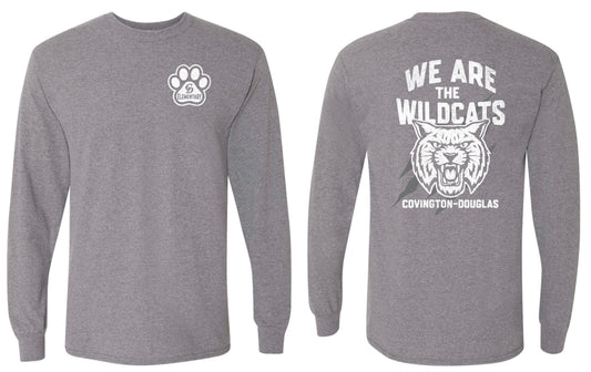 C-D Elementary “We Are The Wildcats” Long Sleeve T-Shirt - Adult-Youth