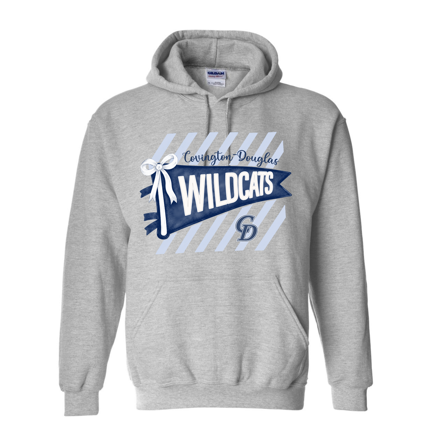 C-D Jr. Class Fundraiser Wildcats Pennant Hoodie Adult-Toddler