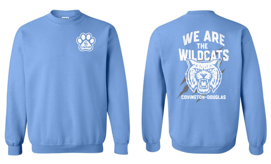 C-D Elementary “We Are The Wildcats” Crewneck Sweatshirt - Adult-Youth