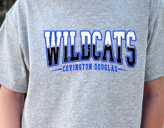 C-D Jr. Class Fundraiser Color Block Wildcats Tee Adult-Toddler