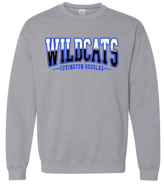 C-D Jr. Class Fundraiser Color Block Wildcats Sweatshirt Adult-Toddler