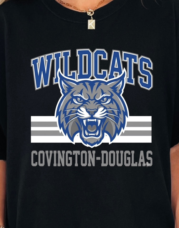 C-D Jr. Class Fundraiser Wildcats Mascot Tee Adult-Toddler