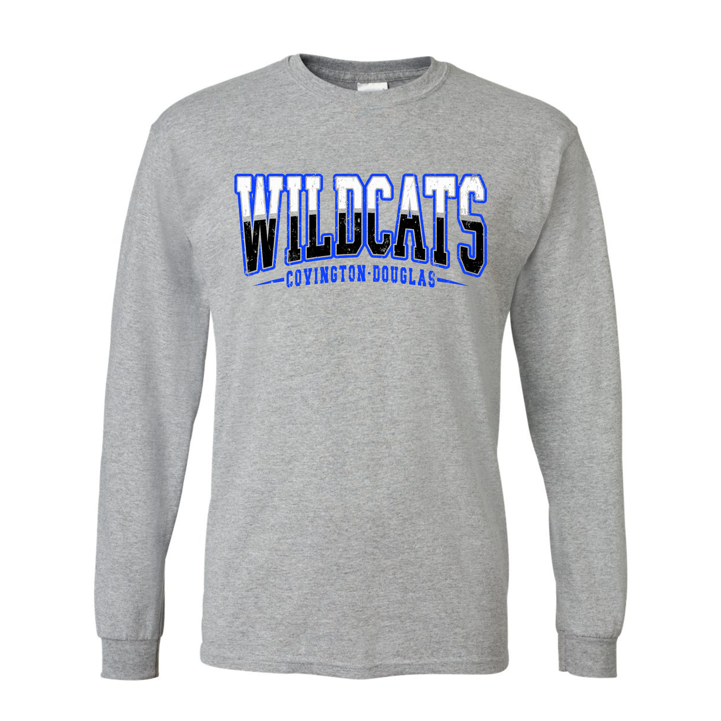 C-D Jr. Class Fundraiser Color Block Wildcats Long-Sleeve Tee Adult-Toddler