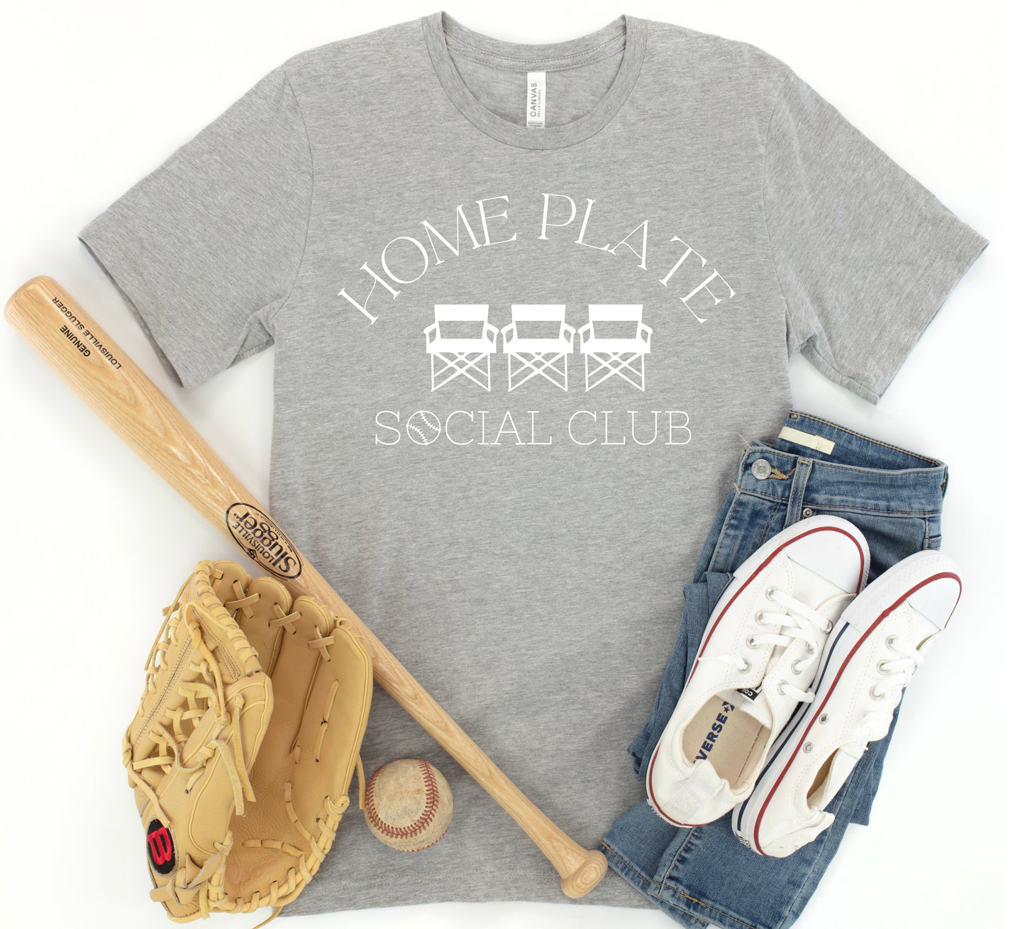 Home Plate Social Club - Sweatshirt-Long Sleeve T-Short Sleeve T